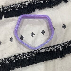 Purple 3in cookie cutter